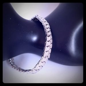 Bracelet 7.5" long & 0.25" width, stamped, New